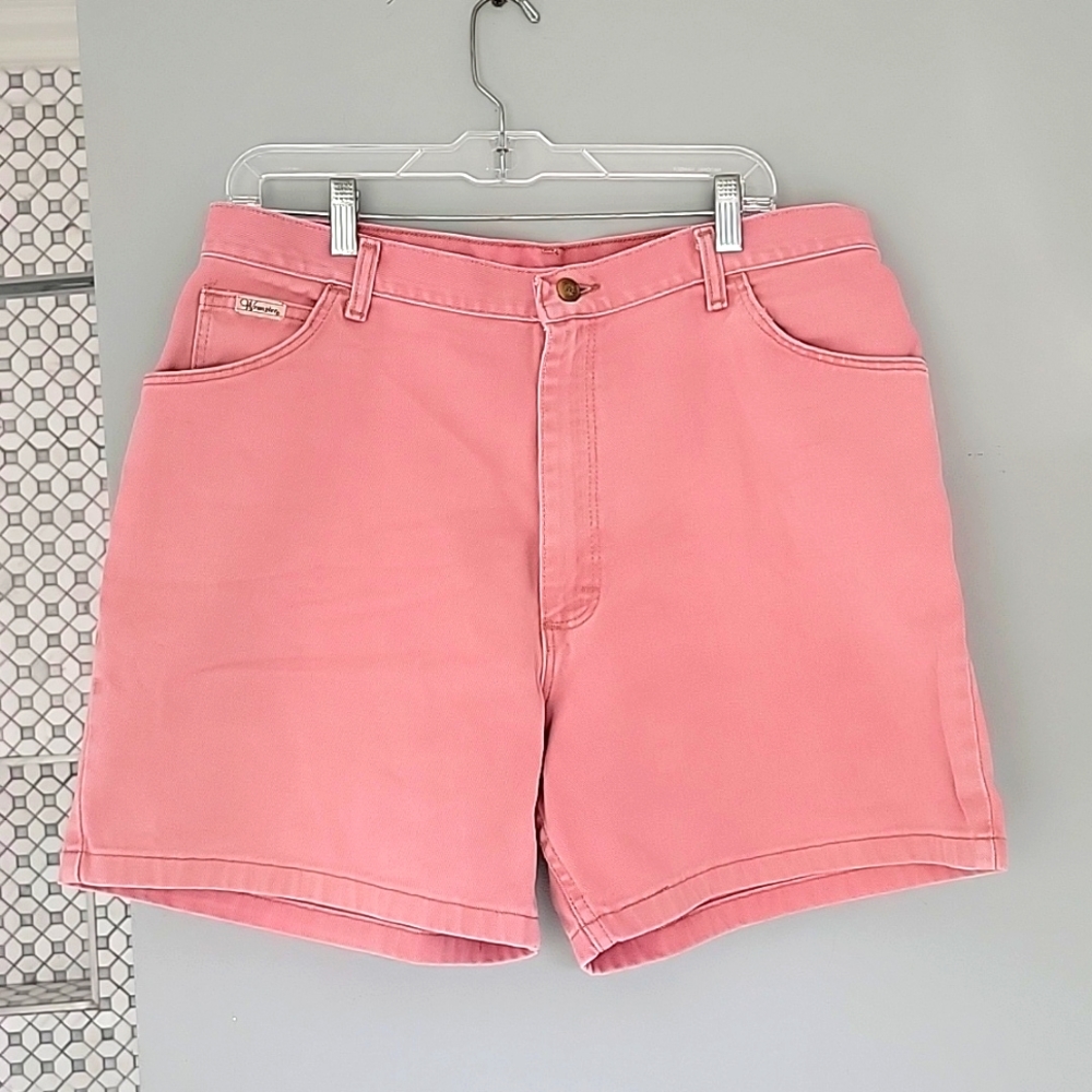 Pink Wranglers Jean shorts, vintage